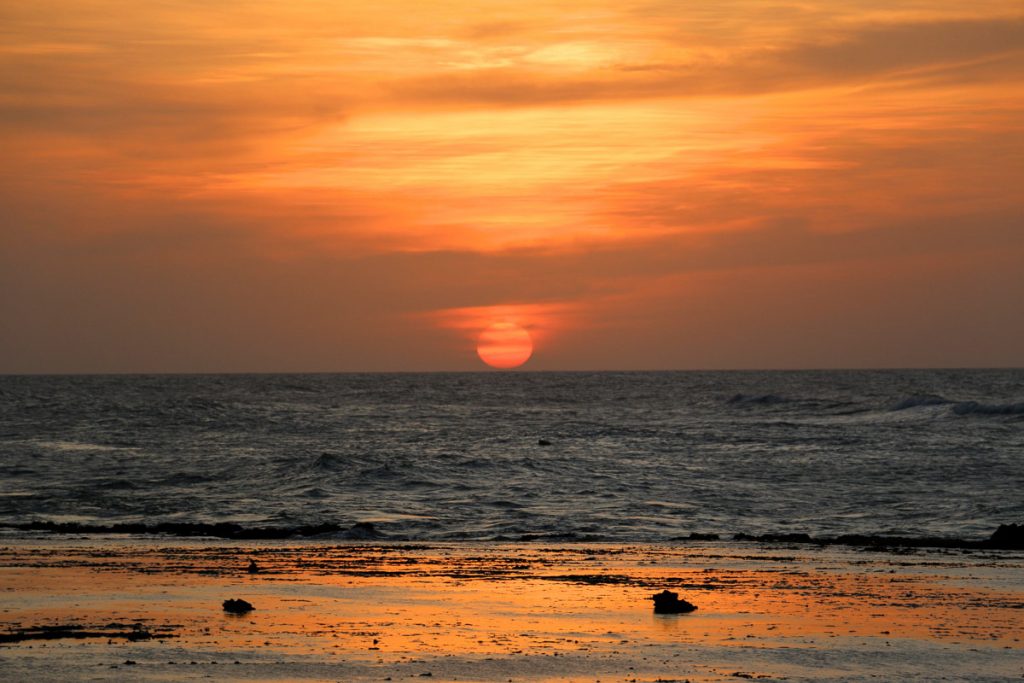 Atardecer en el desierto de Cabo de la Vela 