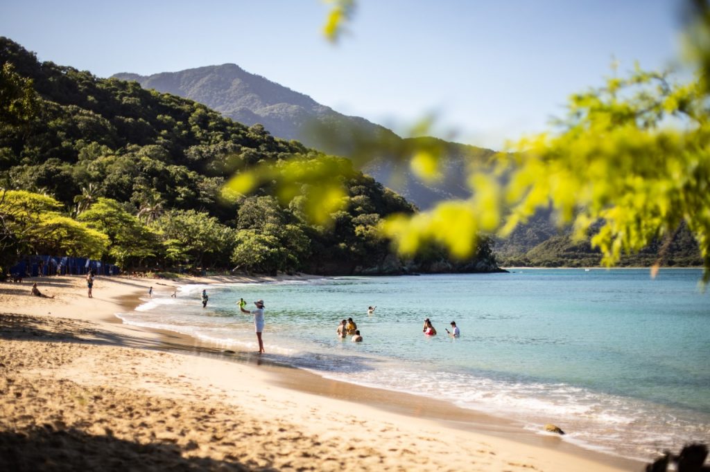 Parque Tayrona en Playa Cristal